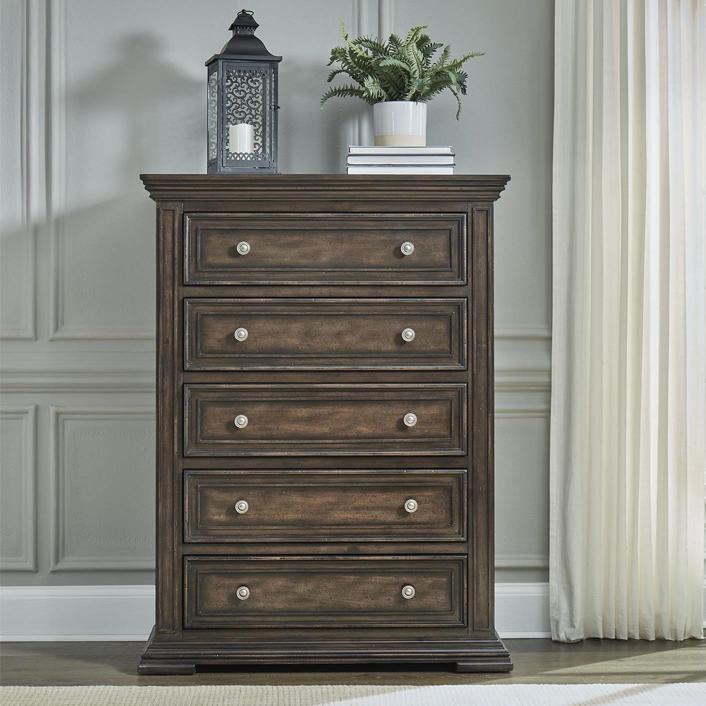 Liberty Furniture Big Valley Relaxed Vintage 5-Drawer Chest with